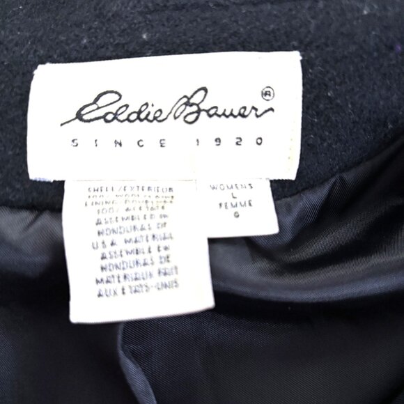 Eddie Baurer Black, wool Jacket - Picture 3 of 3